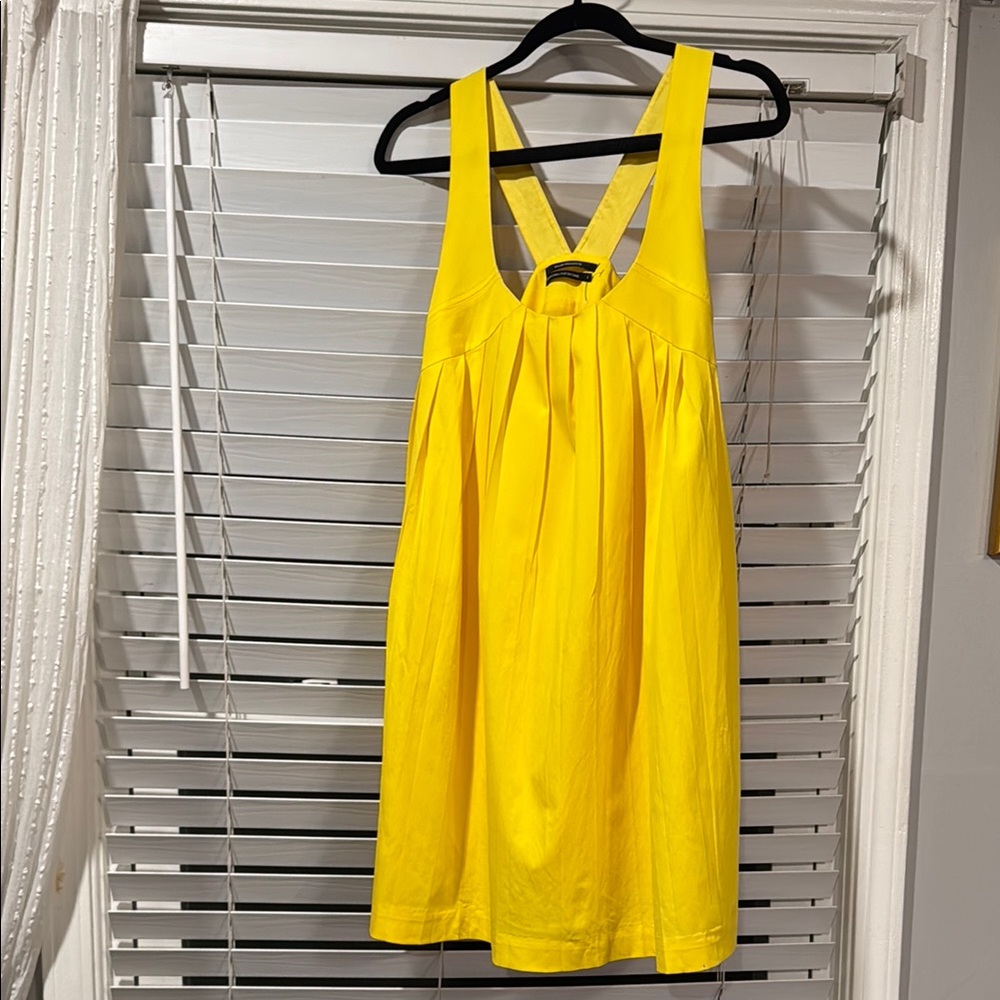 Club Monaco Yellow Sleeveless Dress
